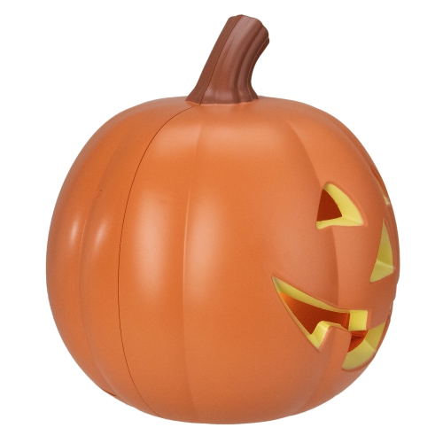LED Lighted Dancing Flame Halloween Bluetooth Pumpkin Speaker - 9"
