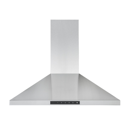 Ancona 30" Wall Mount Pyramid Range Hood with Night Light Feature