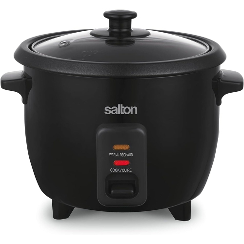 Salton - Rice Cooker, 6 Cup Capacity, Removable Nonstick Bowl, 300 ...