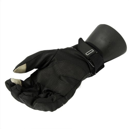 Men's Black Softshell Thinsulate Touchscreen Sport Gloves - X-Large