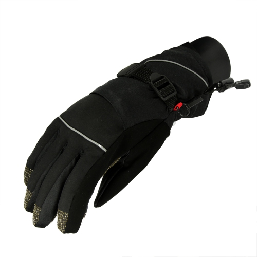 Women's Black Softshell Thinsulate Touchscreen Ski Freestyle Gloves - Small