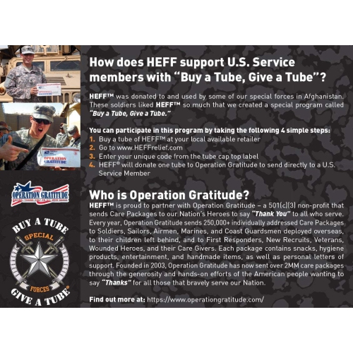 HEFF Hand Elbow Foot Formula Moisturizing Lotion 4 Ounce Tube