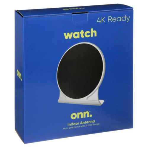 onn. Indoor Antenna with A Powerful Signal Booster