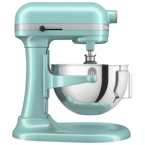 Batteur socle à bol relevable de KitchenAid - 5,5 pte - 500 W - Bleu eau minérale