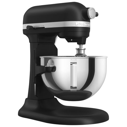 Batteur socle à bol relevable de KitchenAid - 5,5 pte - 500 W - Noir mat