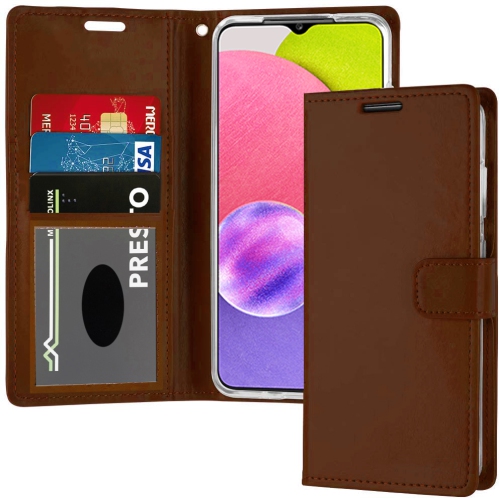 Étui portefeuille magnétique XCRS, pochette en cuir rabattable en polyuréthane avec fente pour carte et support pour Galaxy S20 FE 6,5&nbsp;po de