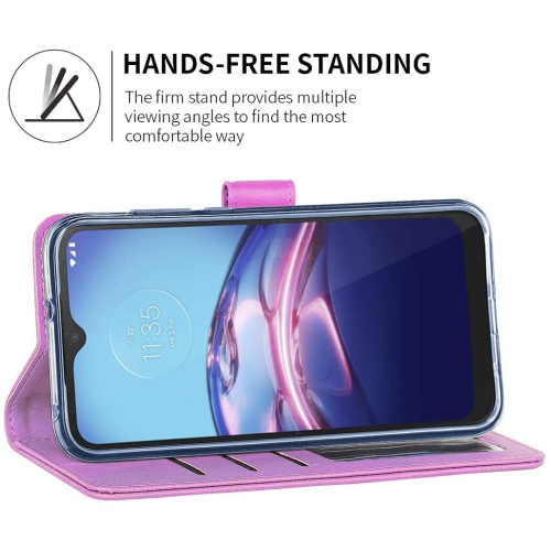 Étui portefeuille magnétique XCRS, pochette en cuir rabattable en polyuréthane avec fente pour carte et support pour Galaxy S20 FE 6,5 po de