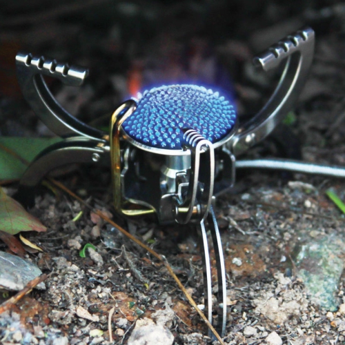 NDūR® Foldable Mini Stove | CANISTER FUEL STOVE | Foldable Compact Outdoor Camping