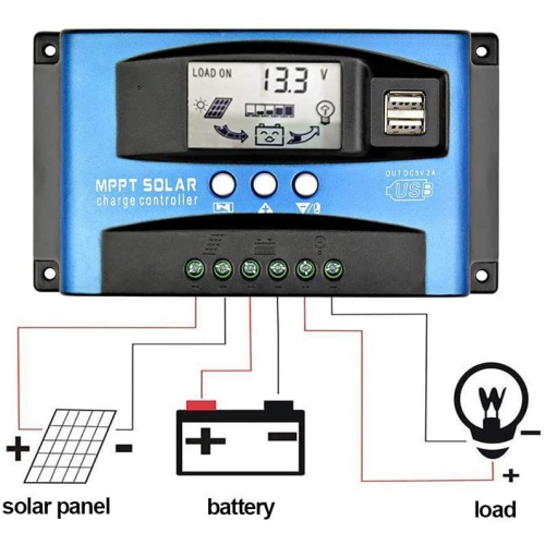ISTAR MPPT Solar Charge Controller USB Solar Panel Battery Controller Intelligent Regulator