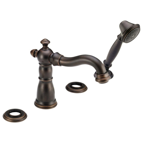 Delta FAUCETS T4755-RBLHP Roman Tub with Hand Shower Trim
