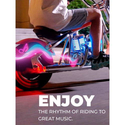 HYPER GOGO CHALLENGER 12 DELUXE - Kid's Electric Motorbike with App Integration - Dark Orange