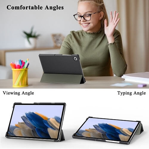 Supershield compatible avec l’étui Ultra pour Galaxy Tab S9|TPU+pu matériau S Pen intégré Support auto Sleep/Wake Protective Case pour Samsung Galaxy