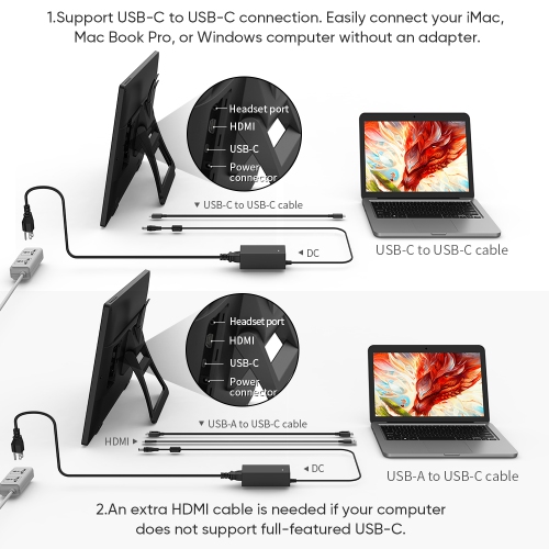 XPPen Artist 24 FHD Pen Display 23.8" Drawing Monitor with 8192 Pressure Levels Stylus