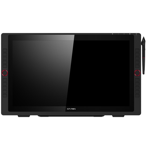 Tablette de dessin de 21,5 po avec 20 touches de raccourci et 2 cadran rouge avec affichage Pro Pen Artist 22R de XPPen