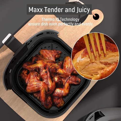 Fabuletta 9 Customizable Smart Cooking Programs Compact 4QT Air Fryers