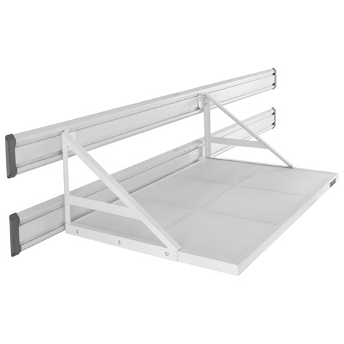 Gladiator Dual Mounted Shelf Bracket - Hammered White