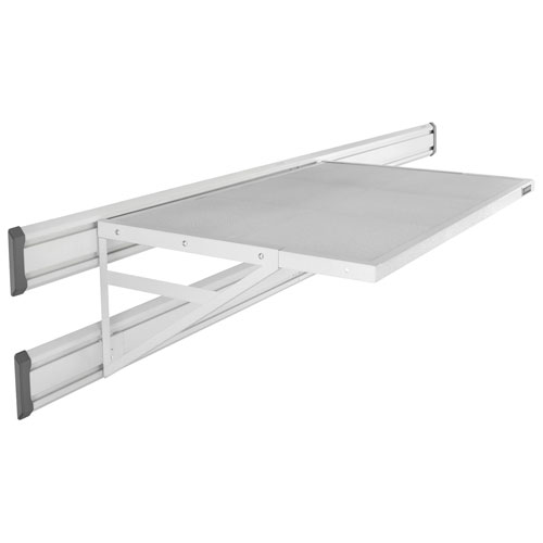 Gladiator Dual Mounted Shelf Bracket - Hammered White