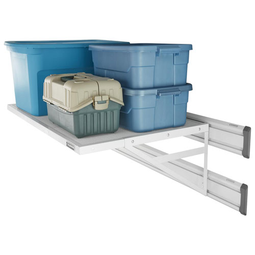 Gladiator Dual Mounted Shelf Bracket - Hammered White