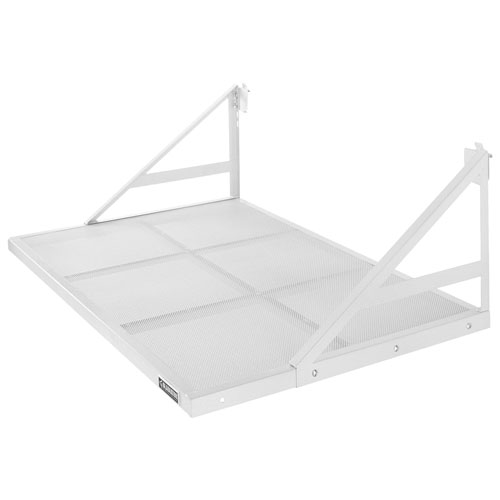 Gladiator Dual Mounted Shelf Bracket - Hammered White