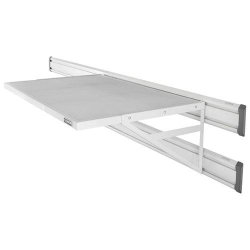 Gladiator Dual Mounted Shelf Bracket - Hammered White