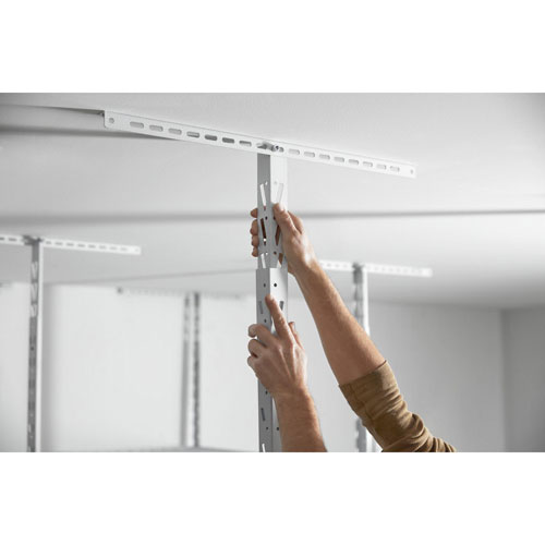 Gladiator Heavy-Duty Steel Rack Storage - Hammered White