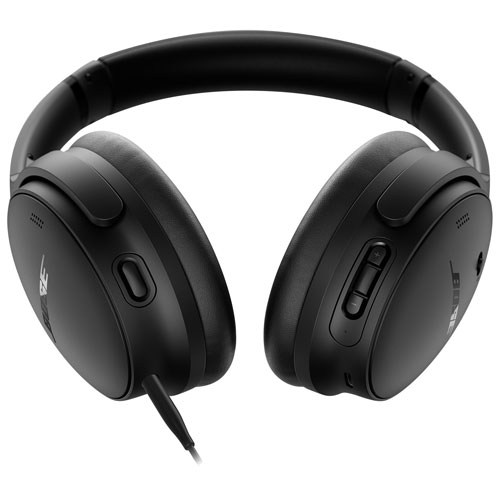 Casque d'écoute Bluetooth à suppression du bruit QuietComfort de Bose - Noir triple