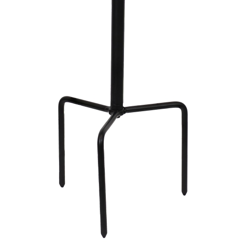 Sunnydaze Simple 3-Prong Steel Gazing Globe - 24 in - Black