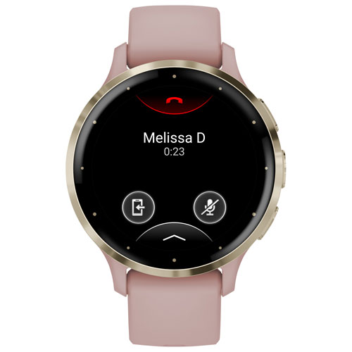 Montre intelligente Bluetooth de 41 mm Venu 3S de Garmin - Vieux rose