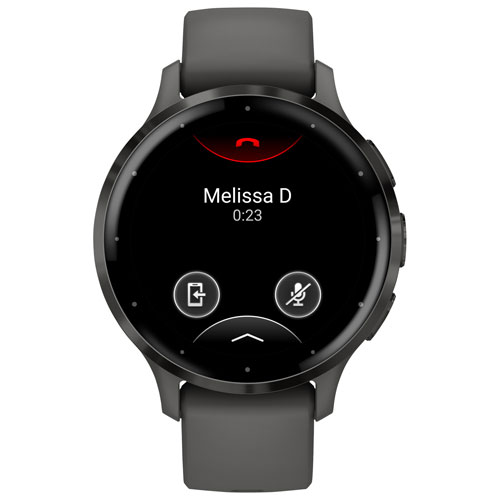 Montre intelligente Bluetooth de 41 mm Venu 3S de Garmin - Gris galet