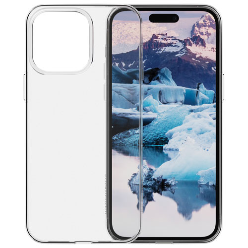 Étui rigide ajusté Greenland de Dbramante1928 pour iPhone 15 Pro Max - Transparent