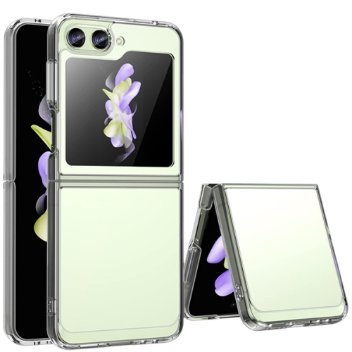 【CSmart】 Ultra Thin Hard TPU Jelly Bumper Back Cover Case for Samsung Z Flip 5, Clear