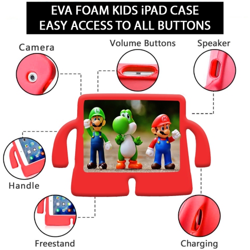 XCRS Light Weight, Handle Friendly Cover with Free-Stand, Durable, Kids EVA Foam Silicone Case for Apple iPad 10.9 inches 10th Gen 2022