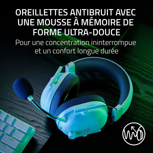Casque de jeu sans fil Blackshark V2 Pro Plus de Razer - Blanc