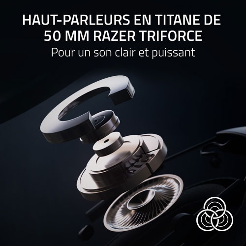 Casque de jeu sans fil Blackshark V2 Pro Plus de Razer - Blanc