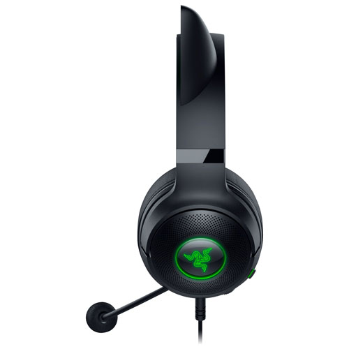 Razer Kraken Kitty V2 Over-Ear Gaming Headset - Black | Best Buy 