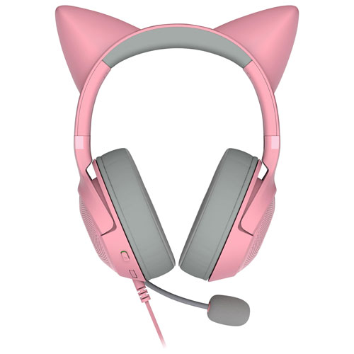 Image 3 of 10.. Razer Kraken Kitty V2 Edition Gaming Headset with Microphone - Quartz