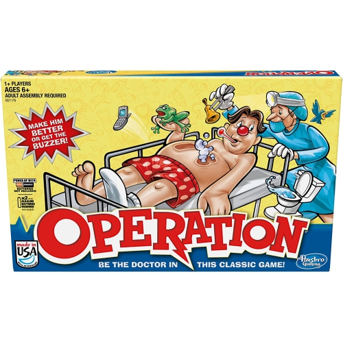 Hasbro – jeu opération classique, 72 mois et plus