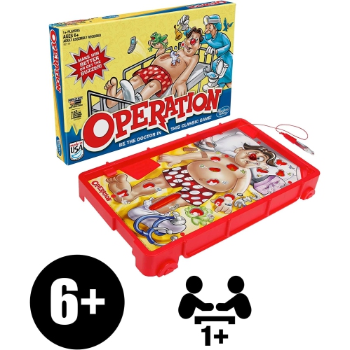 Hasbro – jeu opération classique, 72 mois et plus