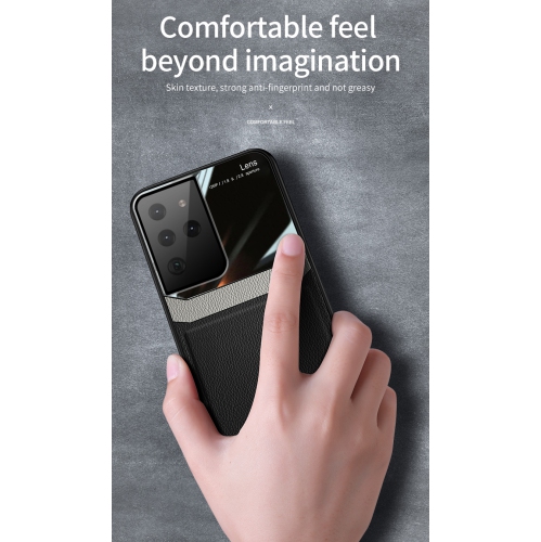 Leather Glass Case Cover for Samsung S21ULTRA, Slim Shell PU Leather Shockproof Back Case with Polarized Lens Technology - FREE SHIPPNG