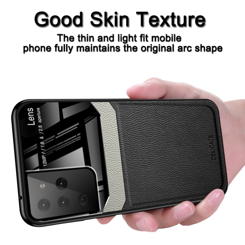 Leather Glass Case Cover for Samsung S21ULTRA, Slim Shell PU Leather Shockproof Back Case with Polarized Lens Technology - FREE SHIPPNG