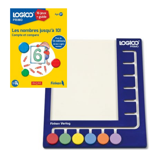 LOGICO The Learning Game - Primo Starter Kit – 1 Primo Book + 1 Primo Board - French Language Version