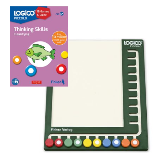 LOGICO The Learning Game - Piccolo Starter Kit – 1 Piccolo Book + 1 Piccolo Board