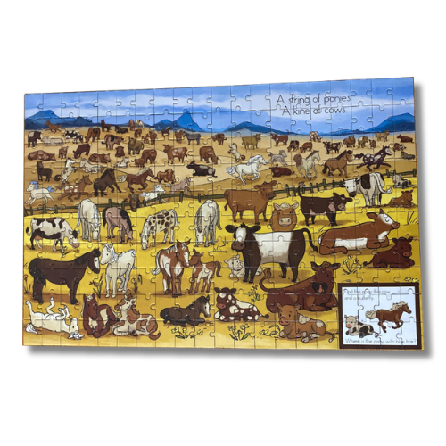 Hide and Seek Puzzle – Cow