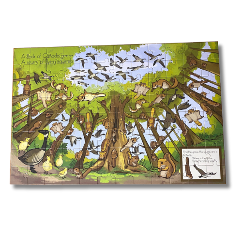 Hide and Seek Puzzle – Squirrel