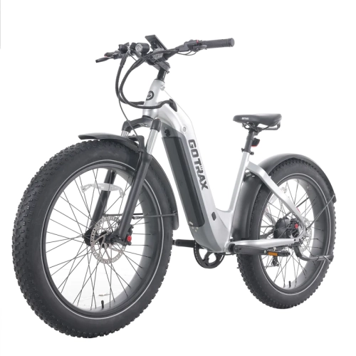 GOTRAX  "tundra All-Terrain Electric Mountain Bike, 750W/48V 20Ah/32 Kph/112Km Range/26"" X 4"" Fat Tire E-Bike With Lcd Display"