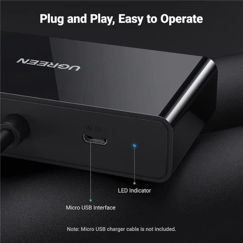 UGREEN VGA 1 in x 2 out Splitter VGA Male To 2 VGA Female Monitor 3ft, Black