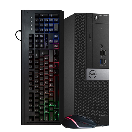 DELL  Refurbished (Good) - Optiplex 7050 Desktop Computer | Quad Core Intel I5 (3.2) | 16GB Ddr4 Ram | 500GB SSD| Windows 10 Professional | Home Or