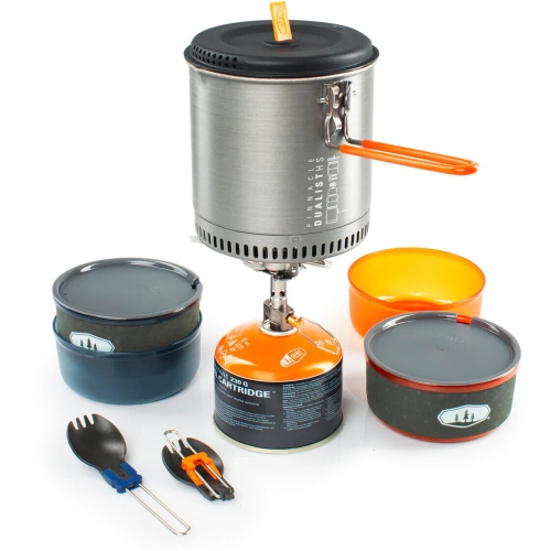 GSI Outdoors Pinnacle Dualist Hs Complete | Stove included aluminum 1.8L boiler