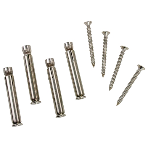 2-Piece Nickel Plated Steel Ceiling Mount Kit for Hanging Chair