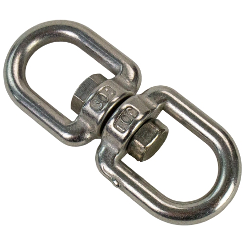 2-Piece Nickel Plated Steel Ceiling Mount Kit for Hanging Chair